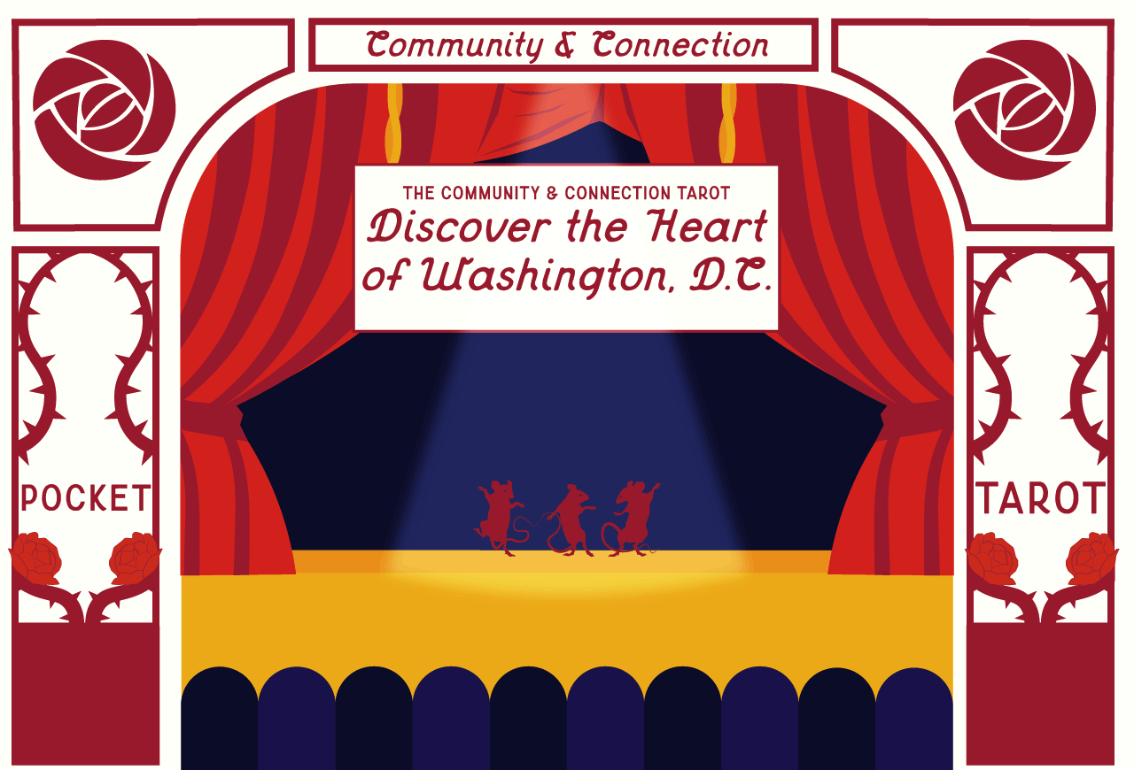 Illustration of 3 mice dancing on stage